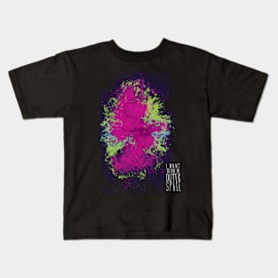 I Want to Live In Outer Space Kids T-Shirt